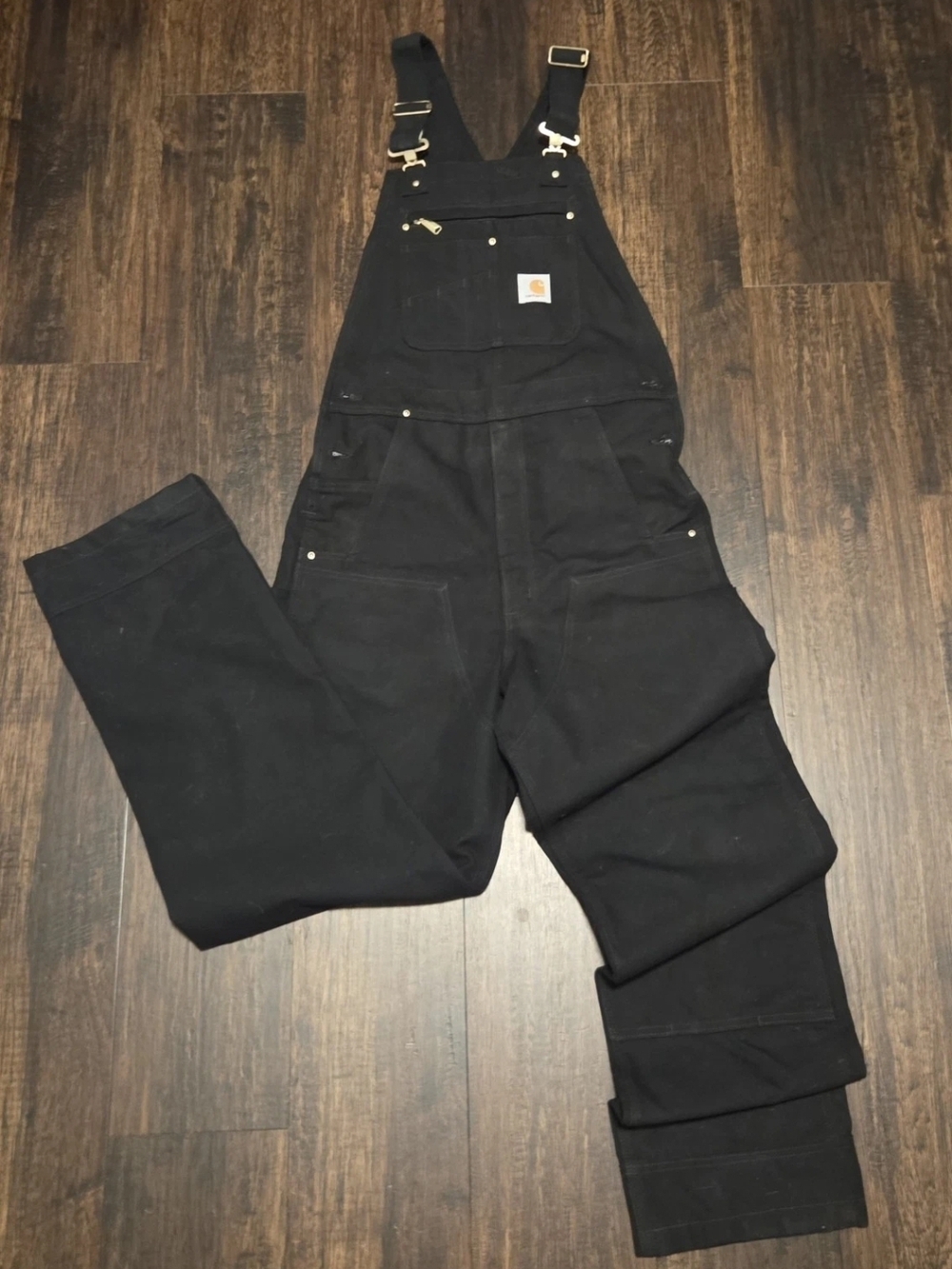 Carhartt Insulated Overalls double knee Bib Size 30x34